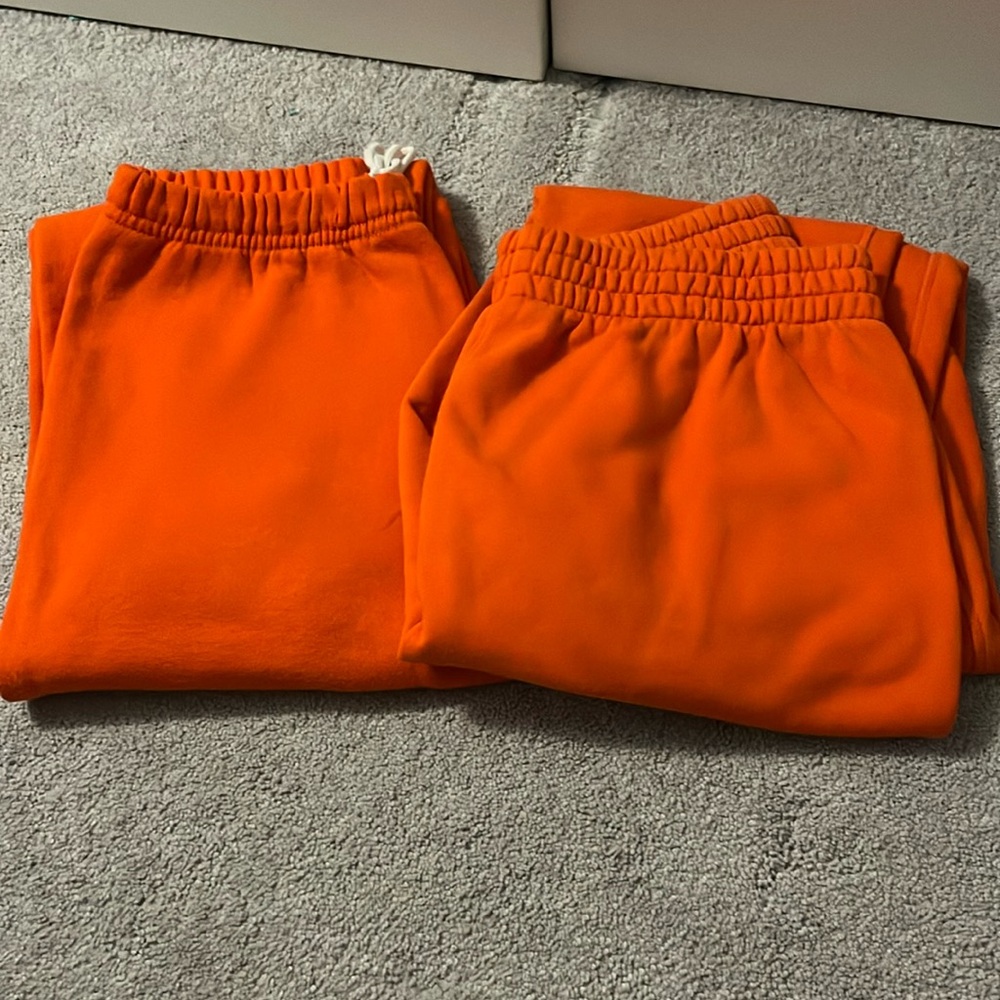 Orange sweats